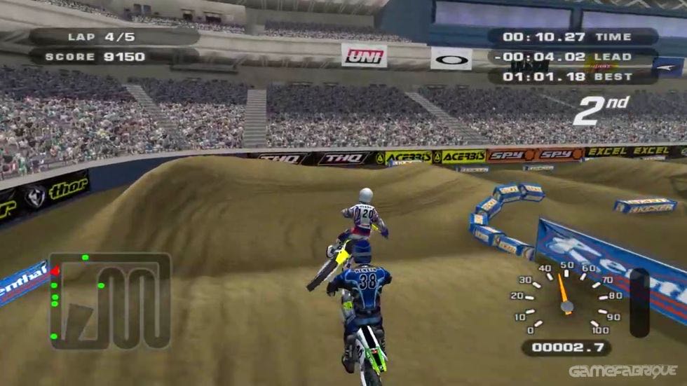 MX Unleashed - Microsoft Xbox (THQ - 2) video game collectible [Barcode 752919520222] - Main Image 3