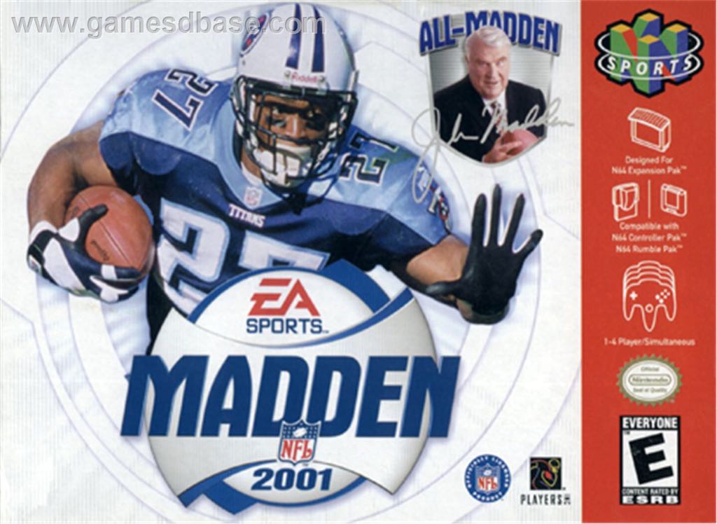 Madden 2001 - Nintendo 64 (N64) video game collectible - Main Image 1