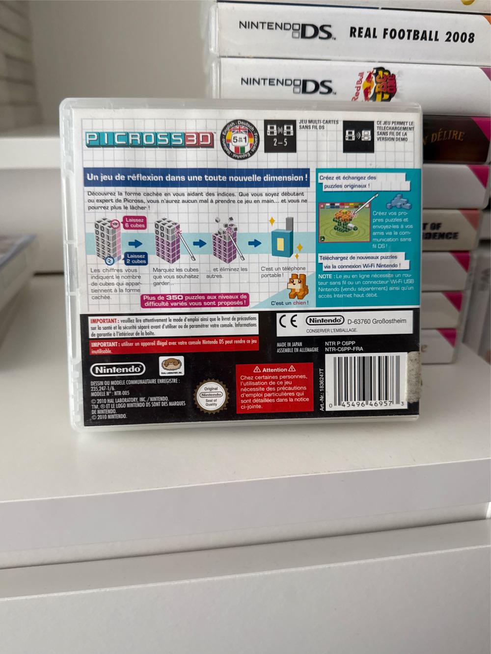 Picross 3D - Nintendo DS (Nintendo) video game collectible [Barcode 045496469573] - Main Image 2