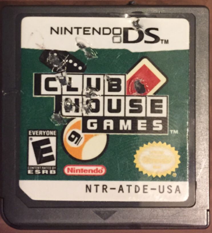 Club House Games - Nintendo DS (Nintendo - 4) video game collectible [Barcode 045496735562] - Main Image 2