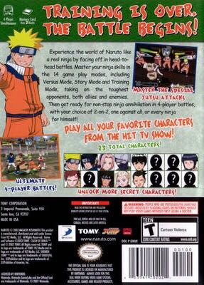 Naruto: Clash of Ninja 2 - Nintendo GameCube (TOMY) video game collectible - Main Image 2