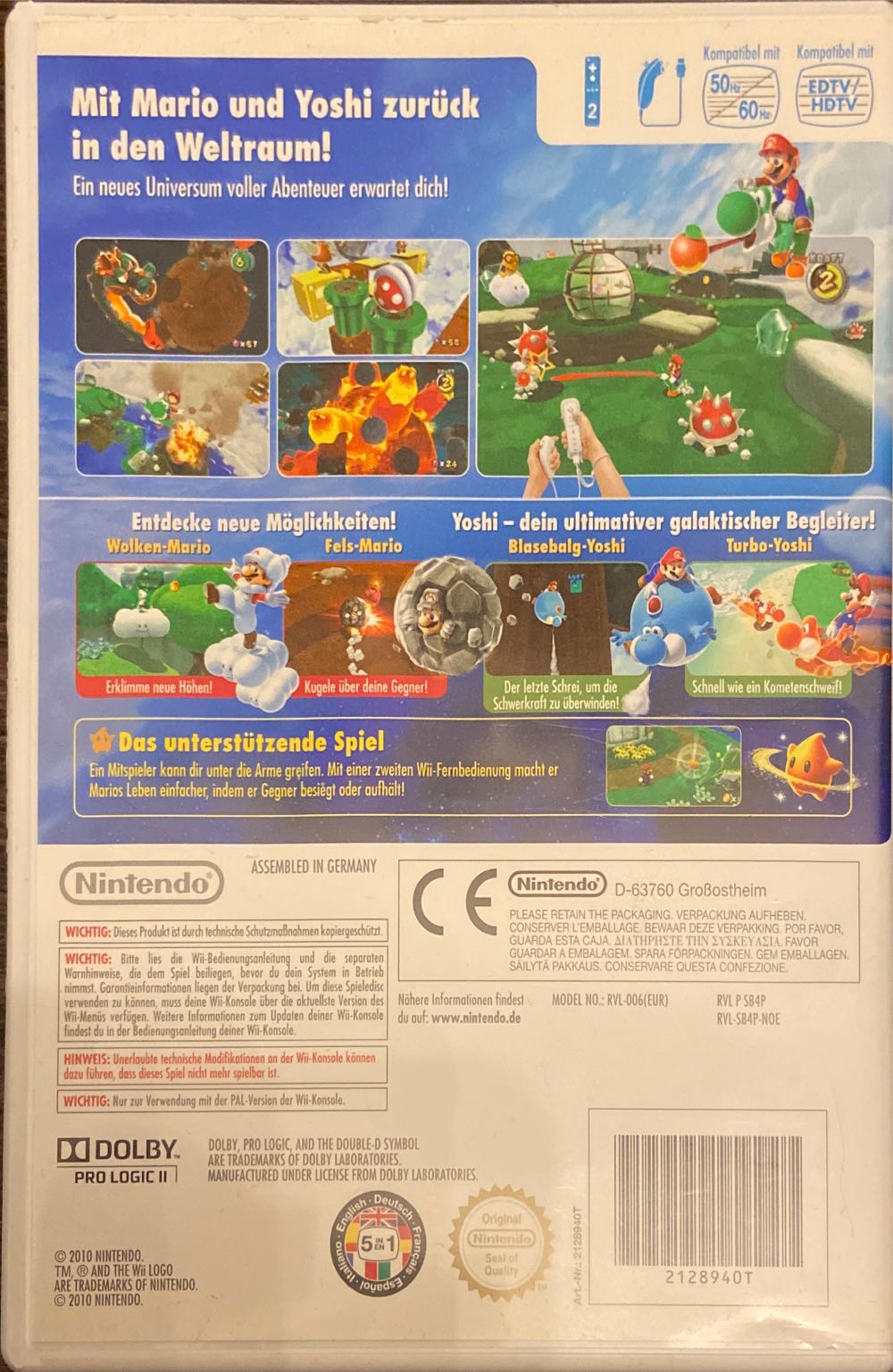 Super Mario Galaxy 2 - Nintendo Wii (Nintendo - 2) video game collectible - Main Image 2