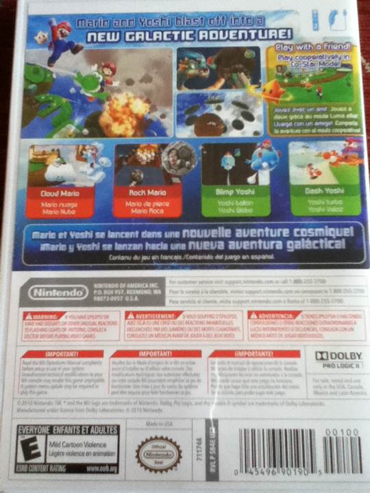 Super Mario Galaxy 2 - Nintendo Wii (Nintendo - 2) video game collectible [Barcode 21289811] - Main Image 2