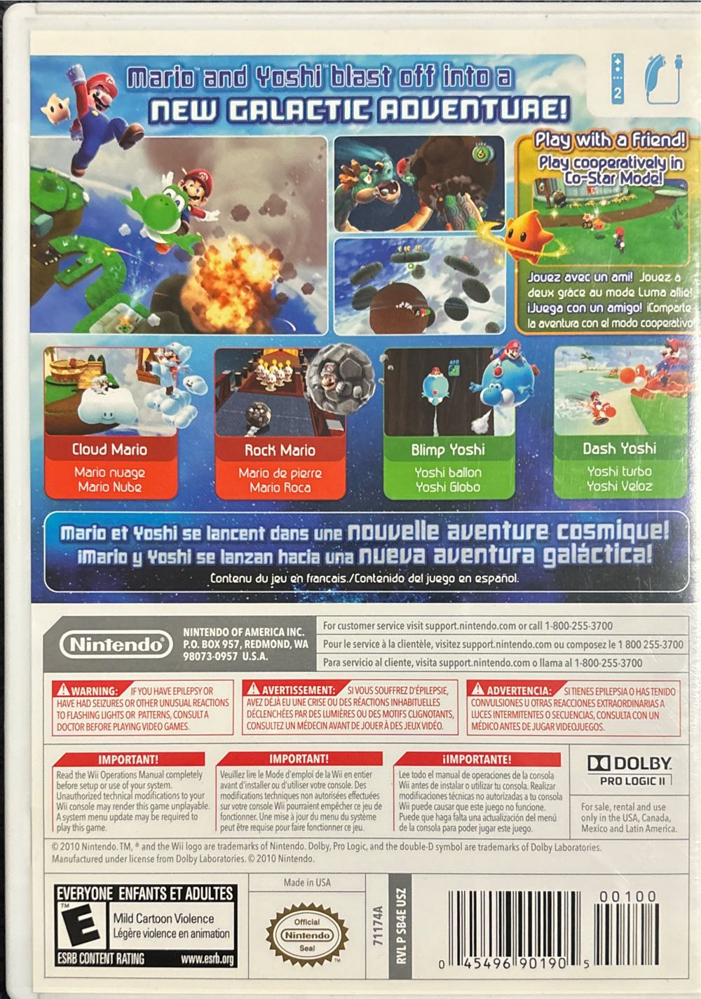 Super Mario Galaxy 2 - Nintendo Wii video game collectible - Main Image 3