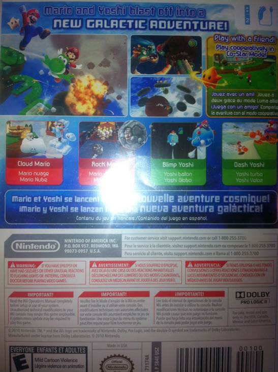 Super Mario Galaxy 2 - Nintendo Wii video game collectible - Main Image 2
