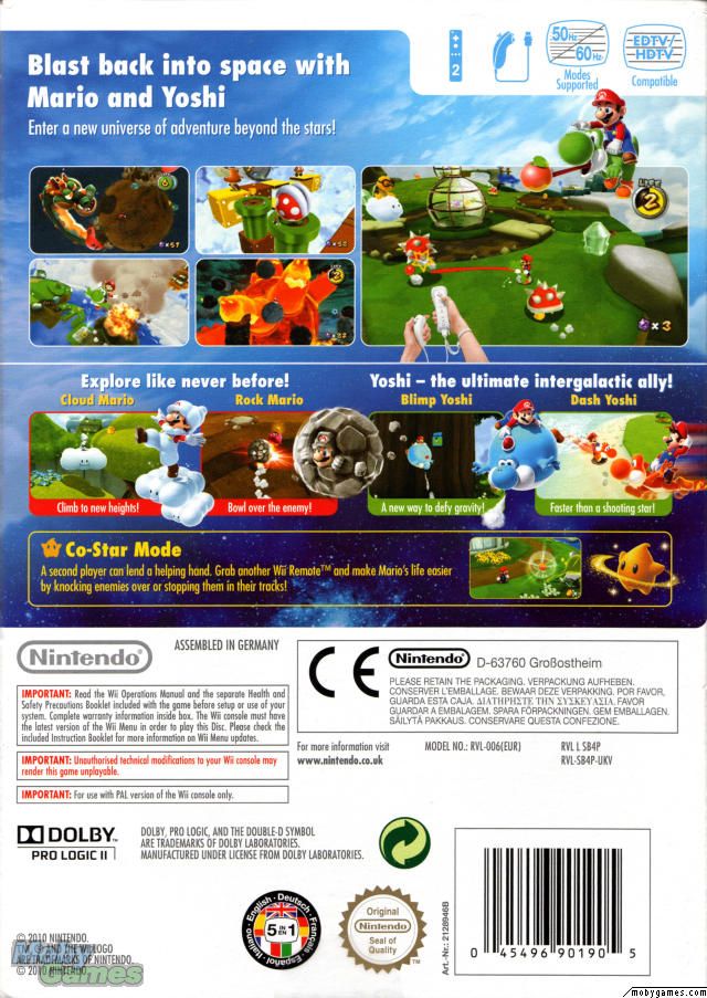 Super Mario Galaxy 2 - Nintendo Wii (Nintendo - 1-2) video game collectible - Main Image 2