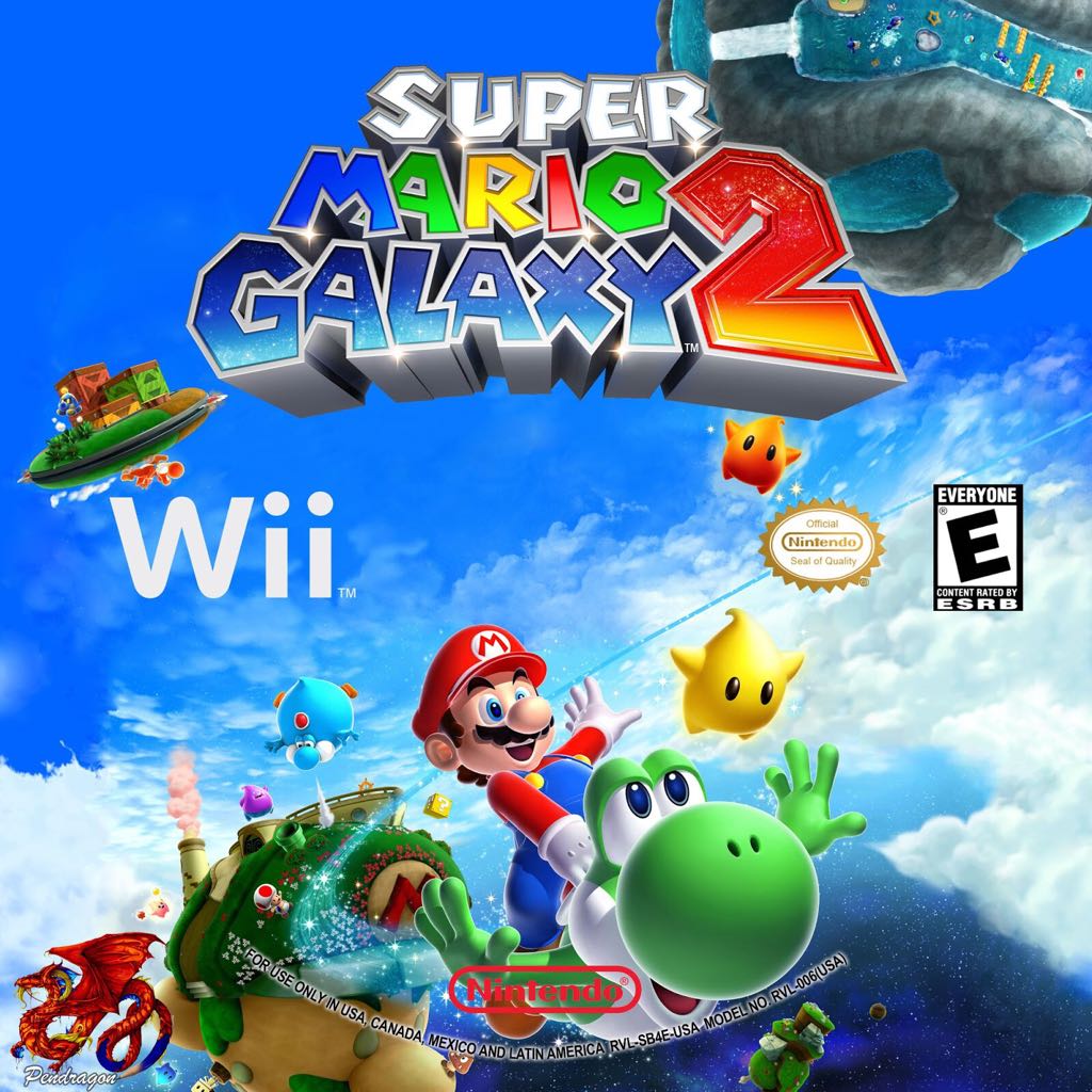 Super Mario Galaxy 2 - Nintendo Wii U eShop (Ninetndo) video game collectible - Main Image 1