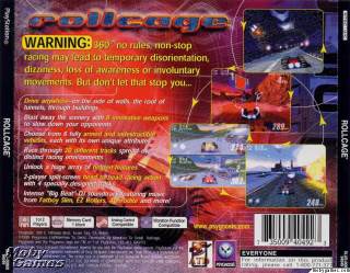 Rollcage - Sony PlayStation (Psygnosis - 1) video game collectible [Barcode 053203084995] - Main Image 2