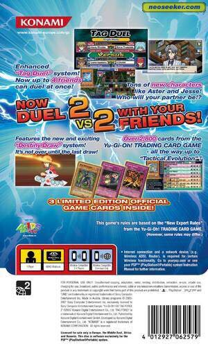Yu-Gi-Oh! GX Tag Force 2 - Sony PlayStation Portable (PSP) (Konami - 4) video game collectible [Barcode 4012927062579] - Main Image 2