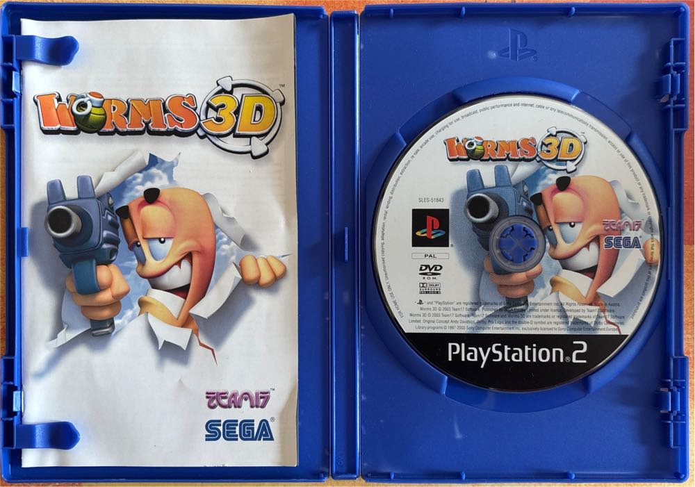 Worms 3D - Sony PlayStation 2 (PS2) (1-4) video game collectible [Barcode 5060004761722] - Main Image 3