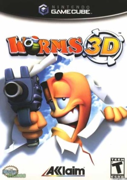 Worms 3D - Nintendo GameCube (Sega - Up to 4 Players) video game collectible [Barcode 5060004761814] - Main Image 1