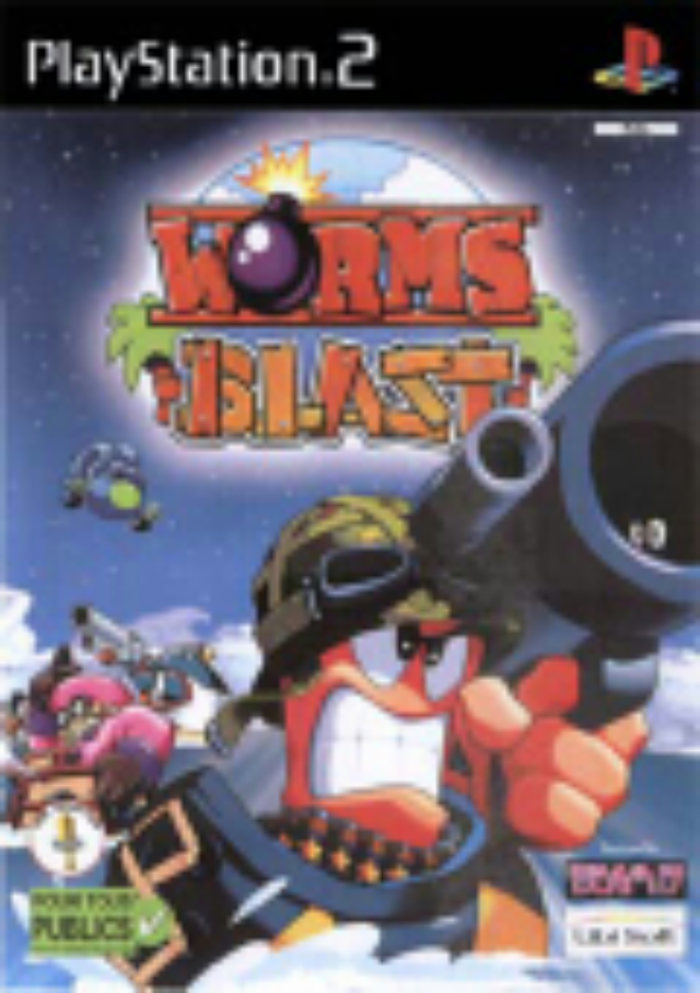 Worms Blast - Sony PlayStation 2 (PS2) video game collectible [Barcode 3307210403612] - Main Image 1