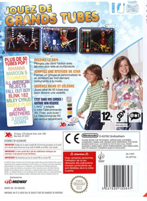 PopStar Guitar - Nintendo Wii (2) video game collectible [Barcode 890219002151] - Main Image 2