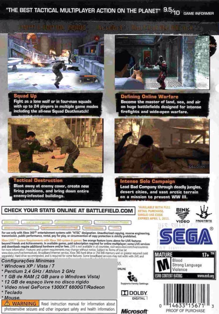 Alpha Protocol - PC (Sega - 1) video game collectible [Barcode 010086852288] - Main Image 2