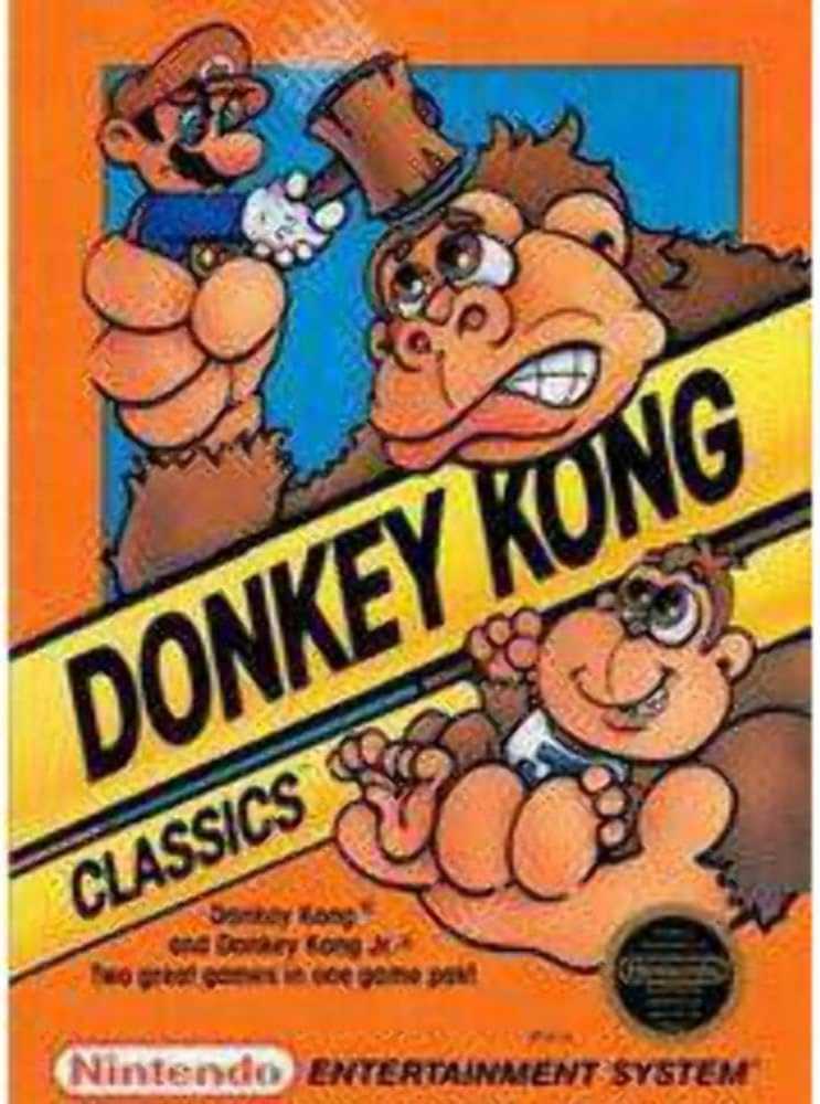 Donkey Kong Classics - Nintendo Entertainment System (NES) video game collectible - Main Image 2