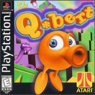 Q*bert - Sony PlayStation (Atari & Hasbro Interactive - 1) video game collectible [Barcode 076930996904] - Main Image 1