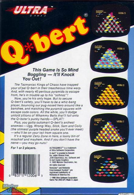 Q*bert - Sony PlayStation Network (PSN) (Ultra Games) video game collectible - Main Image 2