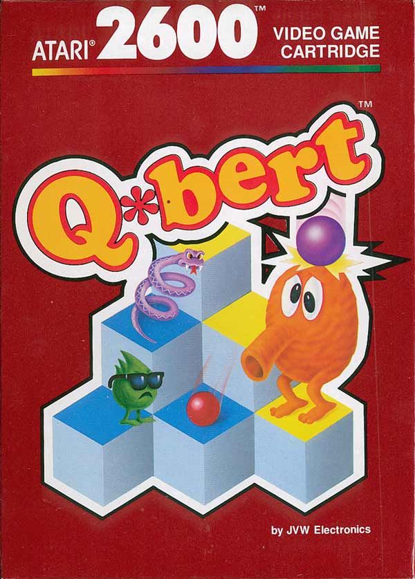 Q*bert - Atari 2600 video game collectible - Main Image 1