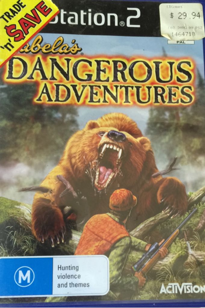Cabelas Dangerous Adventures - Sony PlayStation 2 (PS2) video game collectible - Main Image 1
