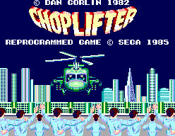 Choplifter - Sega Master System (Sega - 1) video game collectible [Barcode 2020000014058] - Main Image 3