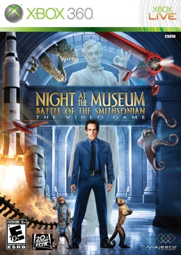 Night At The Museum: Battle Of The Smithsonian - Microsoft Xbox 360 (Majesco Entertainment - 1) video game collectible - Main Image 1