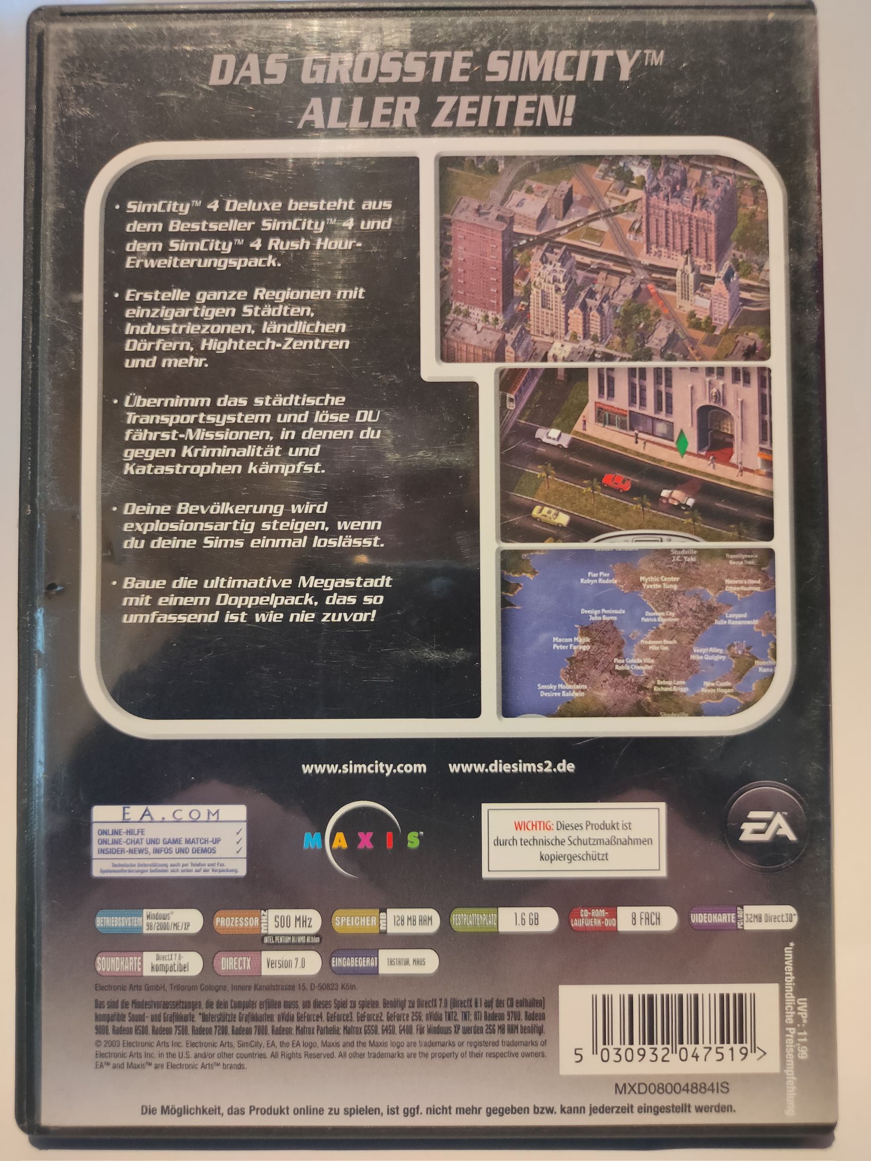 Sim City 4 Deluxe Edition - PC (EA - 1) video game collectible [Barcode 5030932047519] - Main Image 2