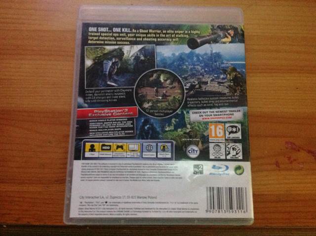 Sniper Ghost Warrior - Sony PlayStation 3 (PS3) (City Interactive - 1) video game collectible [Barcode 5907813593116] - Main Image 2