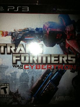 Transformers: War For Cybertron - Sony PlayStation 3 (PS3) video game collectible [Barcode 17758415] - Main Image 1