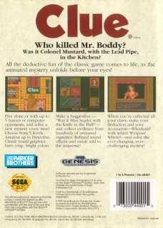 Clue - Sega Genesis (Mega Drive) (Ballistic - 6) video game collectible [Barcode 073000440015] - Main Image 2