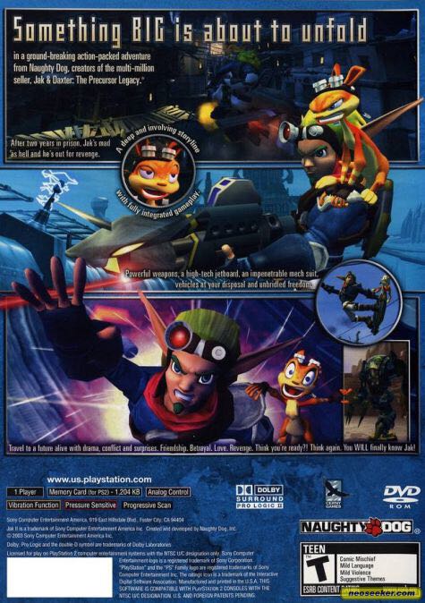 Jak 2 - Sony PlayStation 2 (PS2) (Naughty Dog) video game collectible - Main Image 2