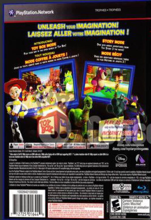 Toy Story 3 - Sony PlayStation 3 (PS3) (Disney Interactive Studios - 2) video game collectible [Barcode 712725016432] - Main Image 2