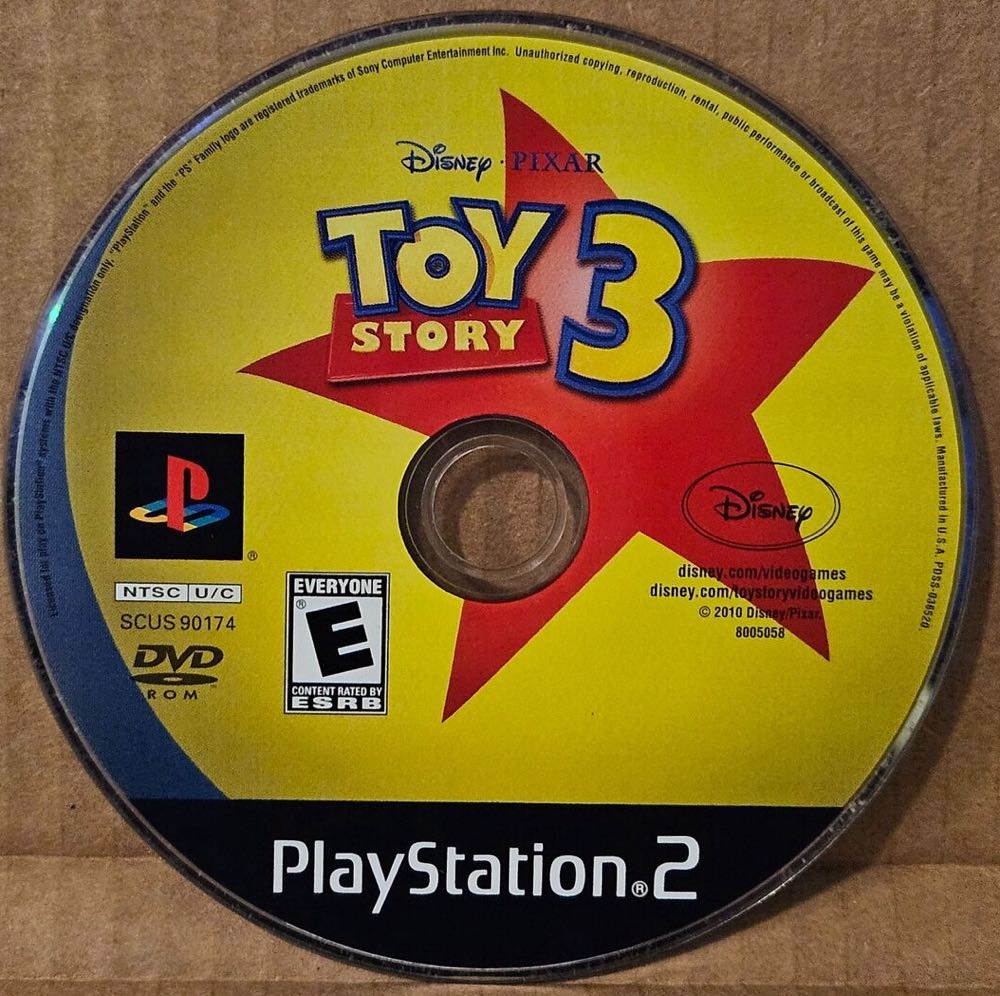 Toy Story 3 - Sony PlayStation 2 (PS2) (Disney Interactive Studios - 1) video game collectible [Barcode 712725016500] - Main Image 3