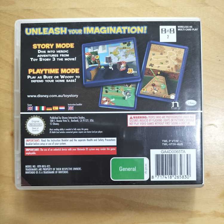 Toy Story 3 - Nintendo DS video game collectible [Barcode 8717418265830] - Main Image 2