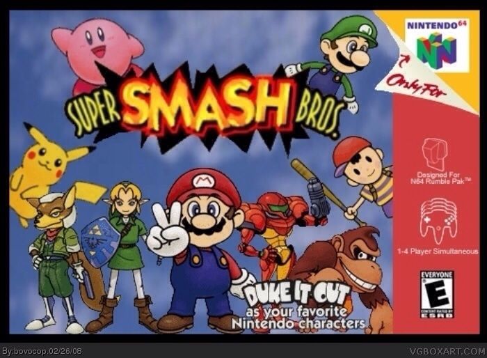 Super Smash Bros. - Nintendo 64 (N64) video game collectible - Main Image 2