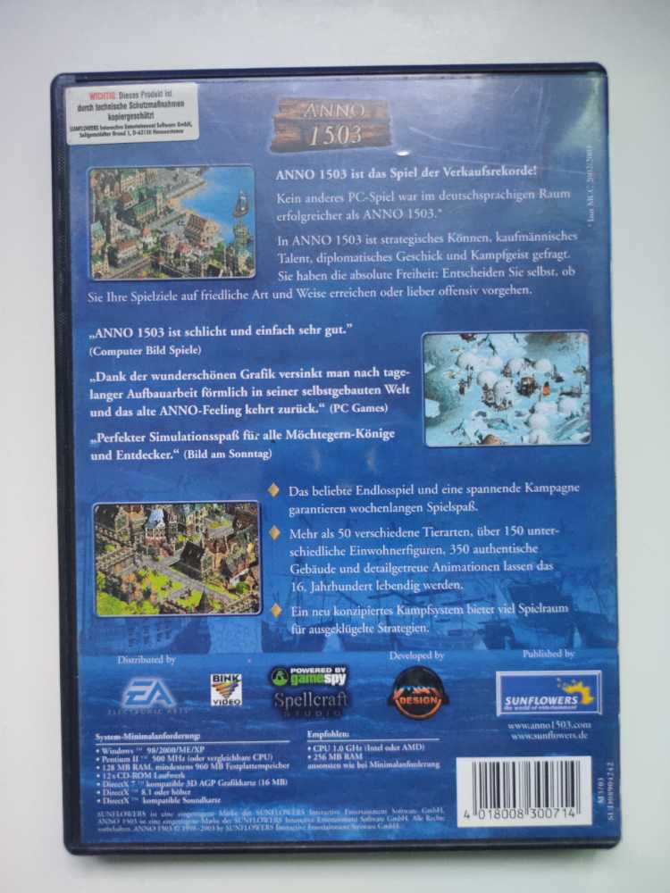 Anno 1503 - PC video game collectible [Barcode 4018008300714] - Main Image 2