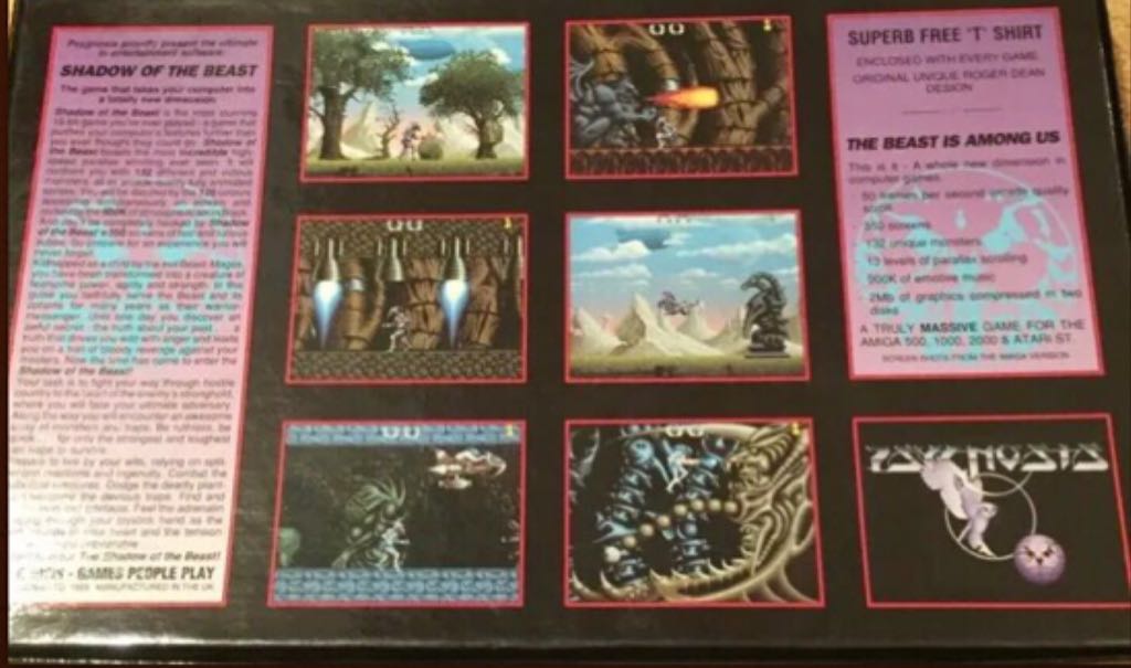 Shadow of the Beast - Commodore 64 video game collectible [Barcode 5013156015823] - Main Image 2