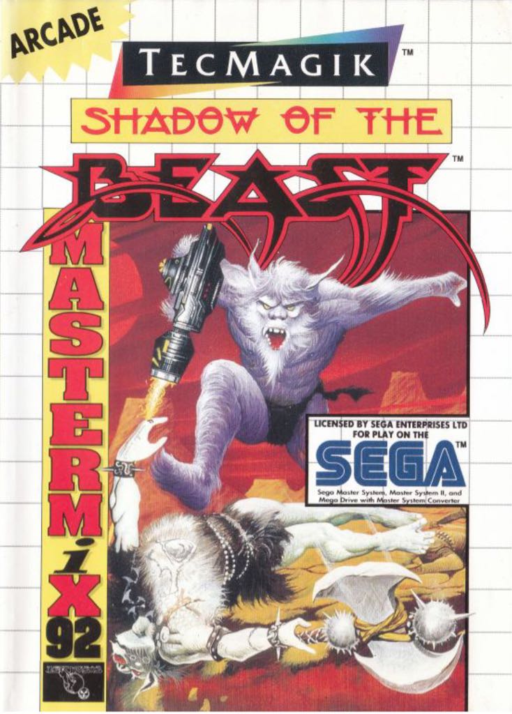 Shadow of the Beast - Sega Master System (Sega Tecmagic - 1) video game collectible - Main Image 1