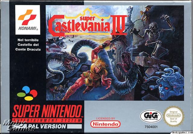 Super Castlevania IV - Nintendo Super Nintendo Entertainment System (SNES) (Konami) video game collectible - Main Image 1