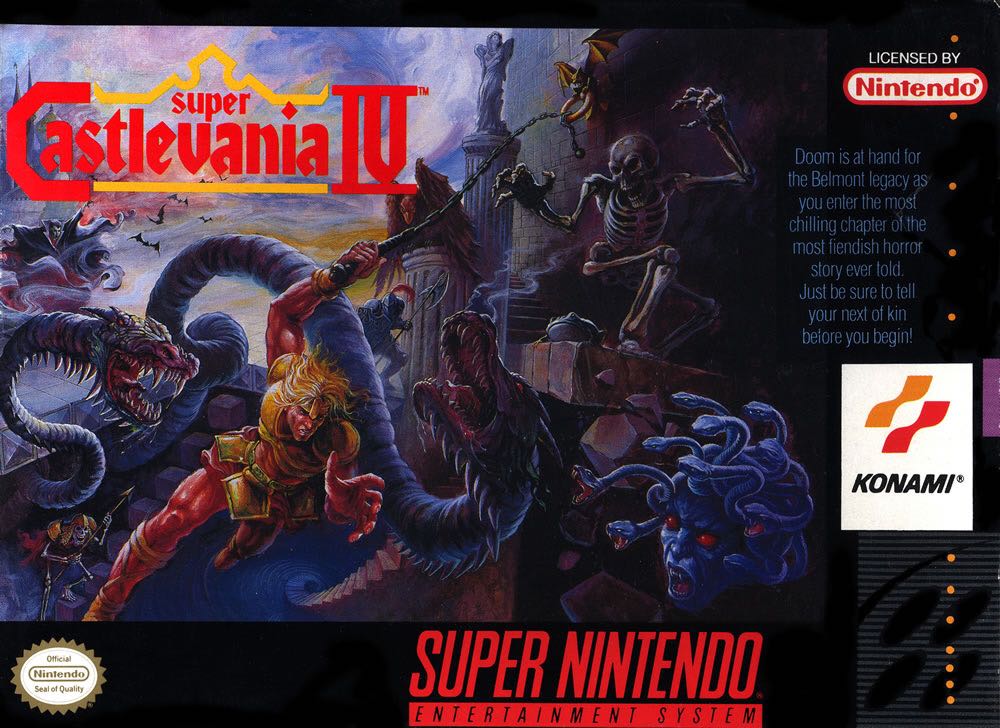 Super Castlevania IV - Nintendo Super Nintendo Entertainment System (SNES) video game collectible - Main Image 1