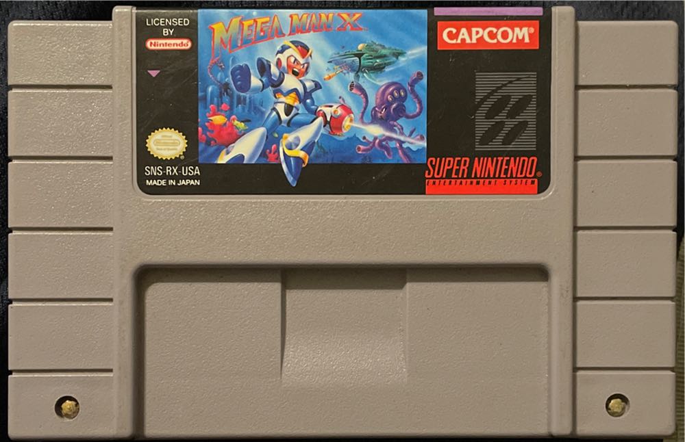 Mega Man X - Nintendo Super Nintendo Entertainment System (SNES) (Capcom - 1) video game collectible - Main Image 2