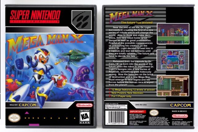 Mega Man X - Nintendo Super Nintendo Entertainment System (SNES) (Capcom - 1) video game collectible - Main Image 4