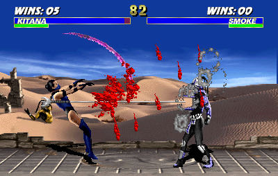 Ultimate Mortal Kombat 3 - Microsoft Xbox Live Arcade (XBLA) (Warner Bros Interactive - 1-2) video game collectible - Main Image 3