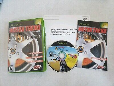 Motor Trend Presents Lotus Challenge - Microsoft Xbox (Xicat Interactive - 1-2) video game collectible [Barcode 651222025083] - Main Image 2