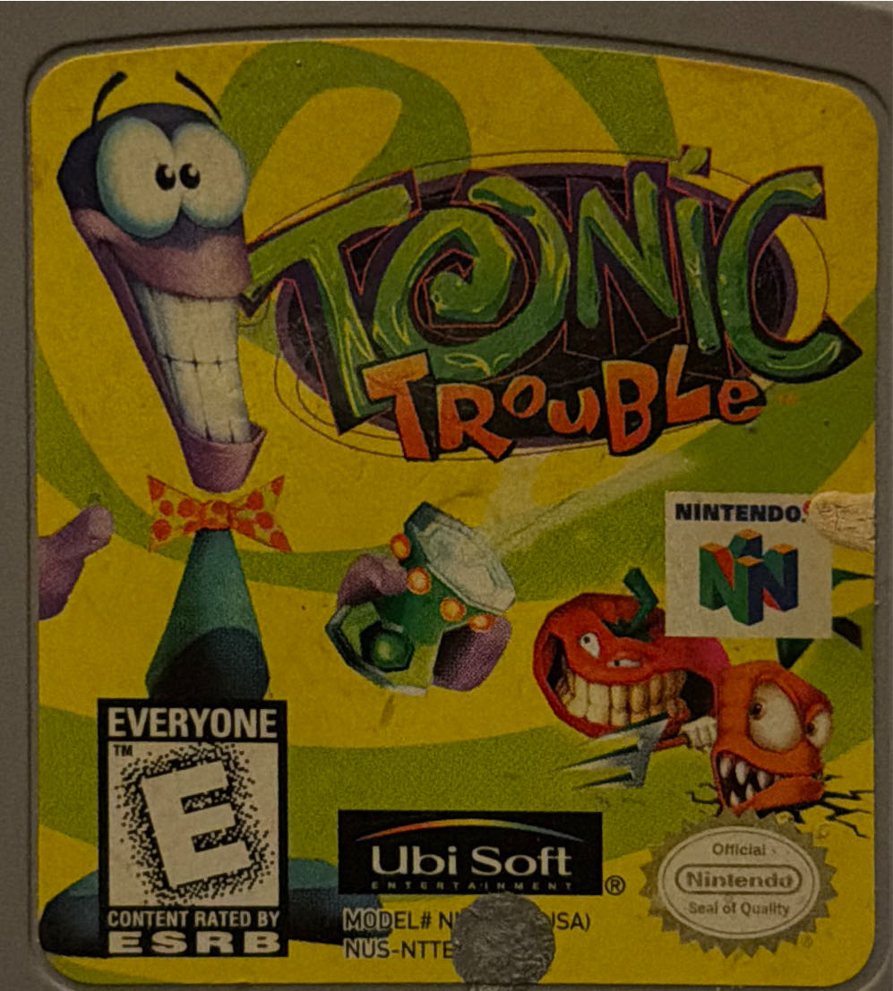 Tonic Trouble - Nintendo 64 (N64) (Ubisoft Entertainment - 1) video game collectible [Barcode 008888130017] - Main Image 3