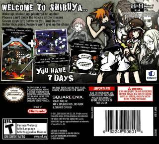 The World Ends With You - Nintendo DS (Square Enix - 1) video game collectible [Barcode 5060121822696] - Main Image 2
