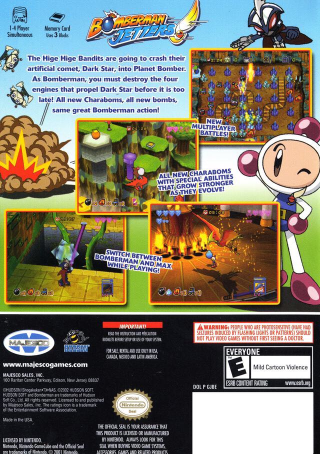 Bomberman Jetters - Nintendo GameCube video game collectible - Main Image 2