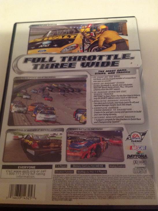 NASCAR Thunder 2002 - Sony PlayStation 2 (PS2) (EA Sports  - 4) video game collectible [Barcode 014633143256] - Main Image 2