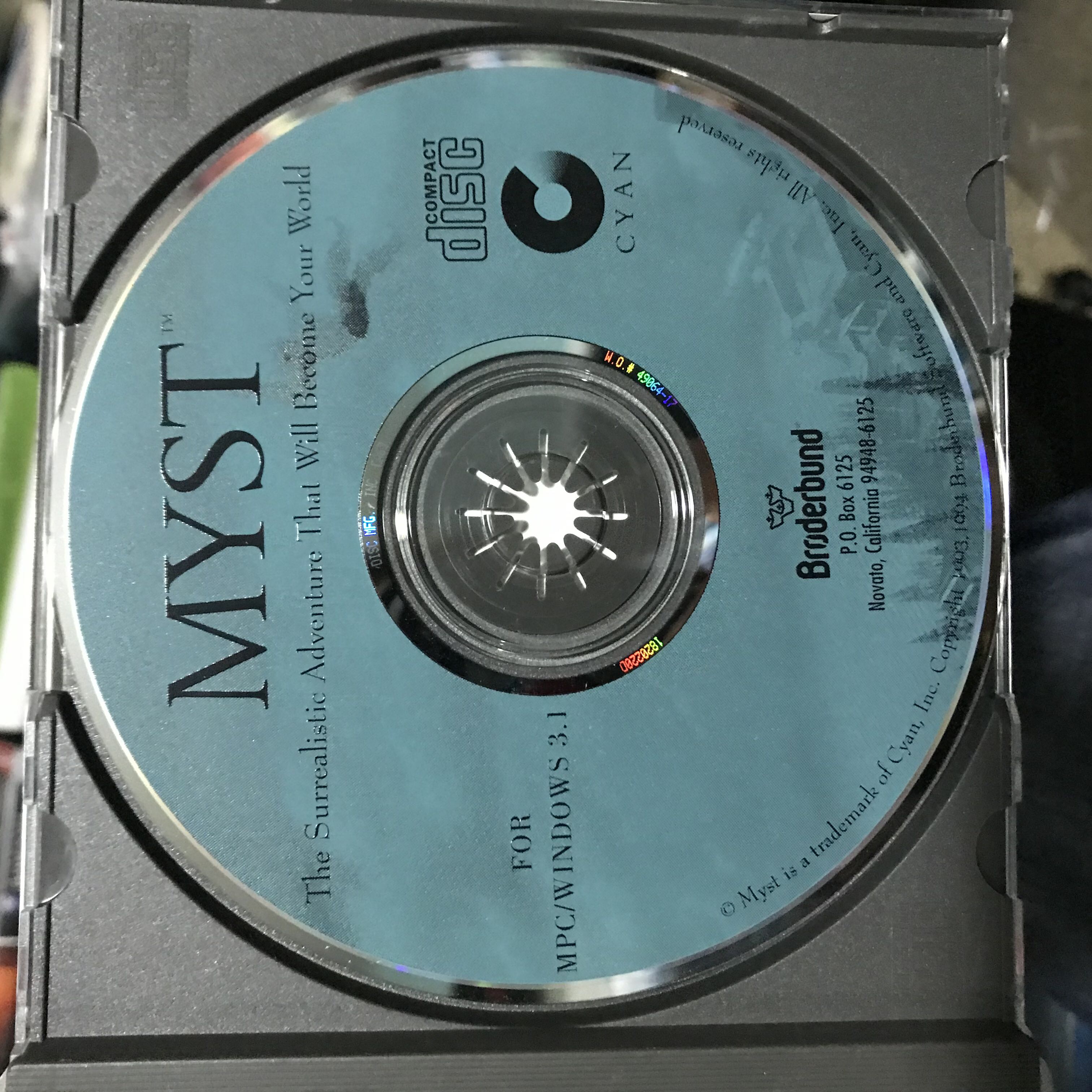 Myst - PC (Brøderbund - 1) video game collectible [Barcode 14165061] - Main Image 3