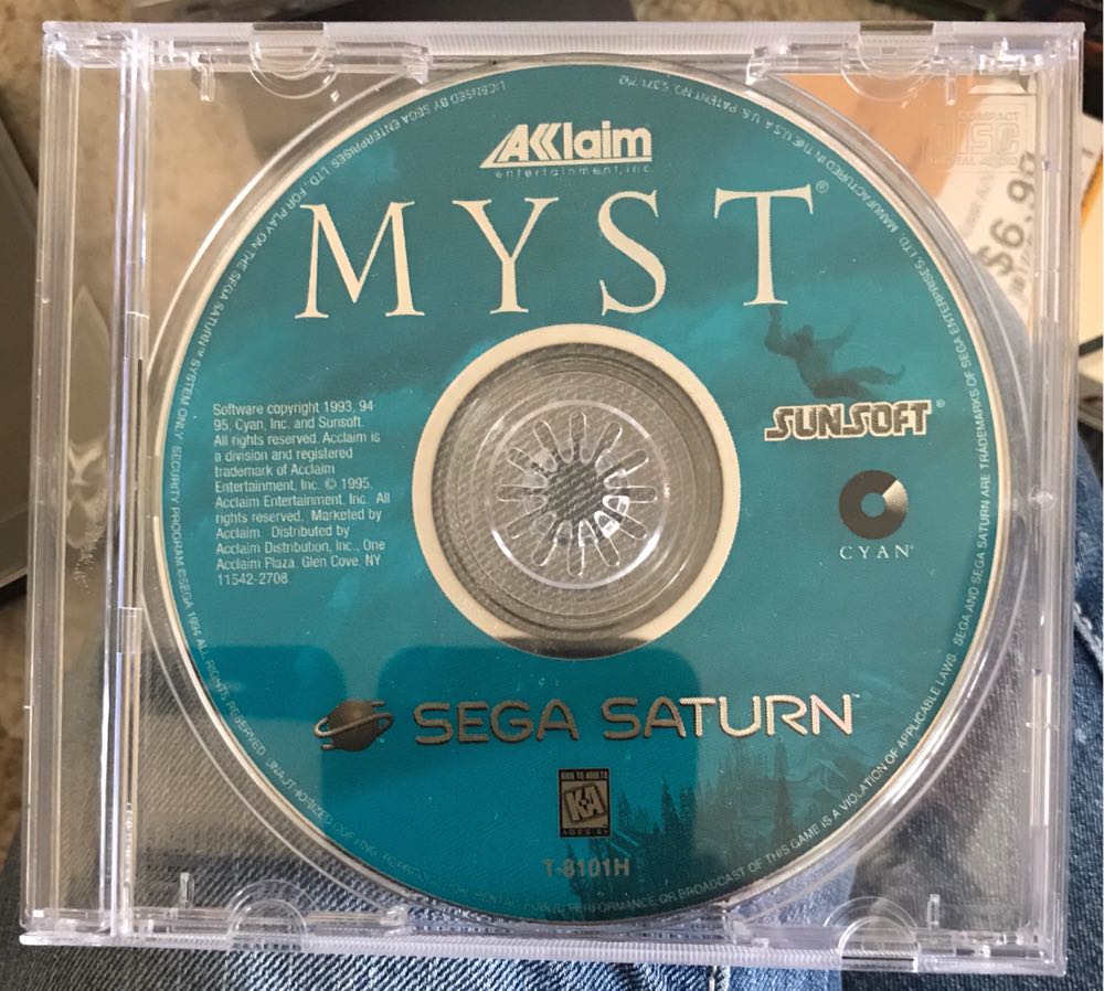 Myst - Sega Saturn video game collectible [Barcode 4974365810318] - Main Image 2
