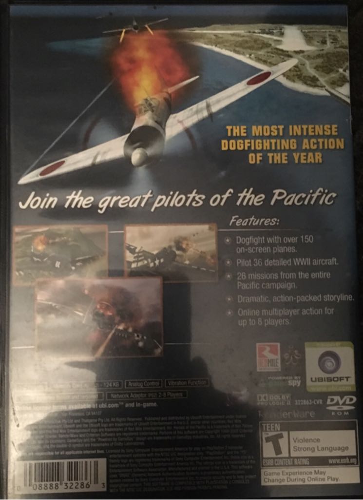 Heros Of The Pacific - Sony PlayStation 2 (PS2) (Ubisoft - 1-2) video game collectible - Main Image 2